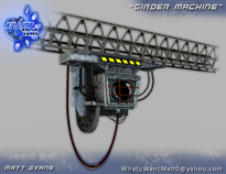 Futuristic Girder Machine